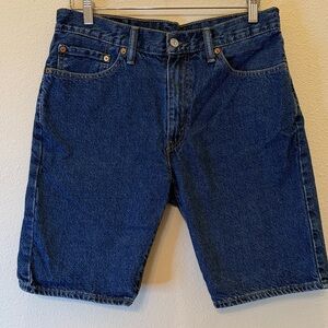 Levi’s 505 Classic Blue Denim Men's Shorts Size w 33